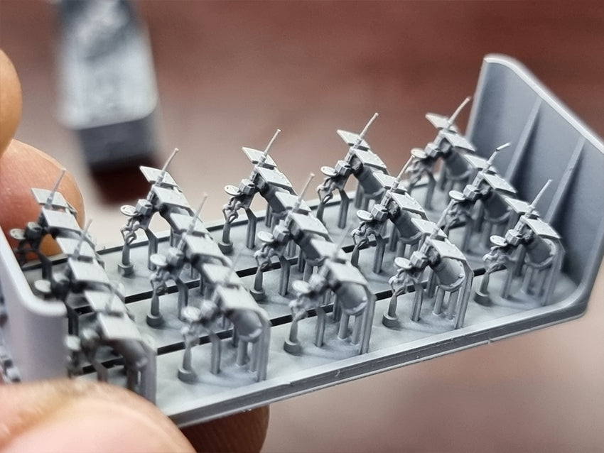 Photo of HS Model USN Oerlikon 20mm Cannon Type A 1/350 scale resin set 15 pcs