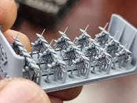 Photo of USN Oerlikon 20mm Cannon Type B 1/350 scale resin model set by HS Model