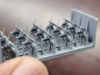 Photo of Royal Navy Oerlikon 20mm Cannon 1/350 scale 3D printed resin model set from HS Model