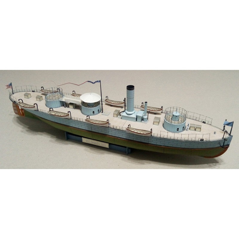 Photo of USS Roanoke 1:200 scale card model kit by Orel Publishing