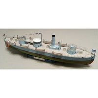 Photo of USS Roanoke 1:200 scale card model kit by Orel Publishing