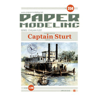 Photo of Orel 358 PS Captain Sturt 1:200 paddle steamer card model kit