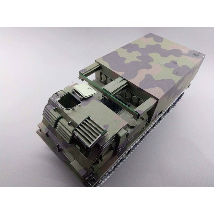 Photo of Orel 366 MLRS M270 1:25 scale card model kit American multiple launch rocket system