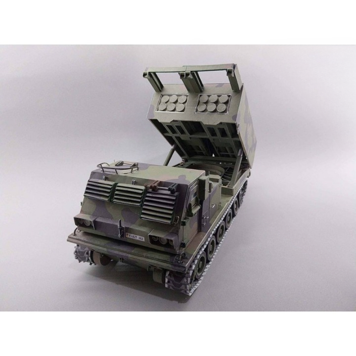 Photo of Orel 366 MLRS M270 1:25 scale card model kit American multiple launch rocket system