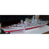 Photo of Kerch Project 1134B Soviet anti-submarine ship card model kit 1:150 scale