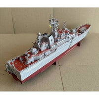 Photo of 1:200 scale Project 775 Konstantin Olshanskiy card model kit by Orel Publishing