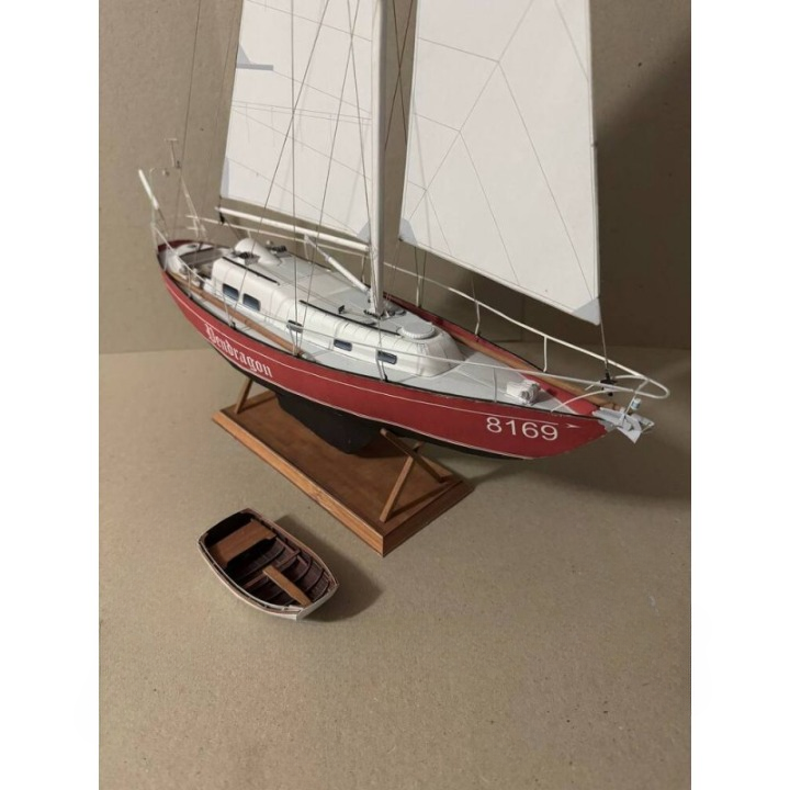 Photo of Orel Excalibur 36 cruise yacht 1:25 scale card model kit 381