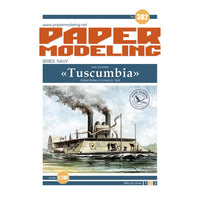 Photo of USS Tuscumbia 1863 1:200 Orel 382 card model kit Union Navy Civil War river ironclad
