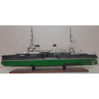 Photo of Bouvet French squadron battleship card model kit 1:200 by Orel Publishing