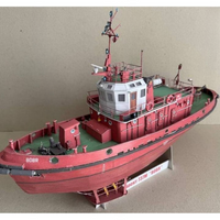 Photo of Orel 390 Tugboat Project 737M Bóbr 1:50 Polish harbour tug card model kit