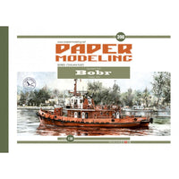 Photo of Orel 390 Tugboat Project 737M Bóbr 1:50 Polish harbour tug card model kit