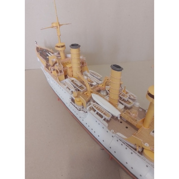 Photo of Orel 397 Fürst Bismarck 1:200 German armoured cruiser card model kit