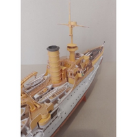 Photo of Orel 397 Fürst Bismarck 1:200 German armoured cruiser card model kit