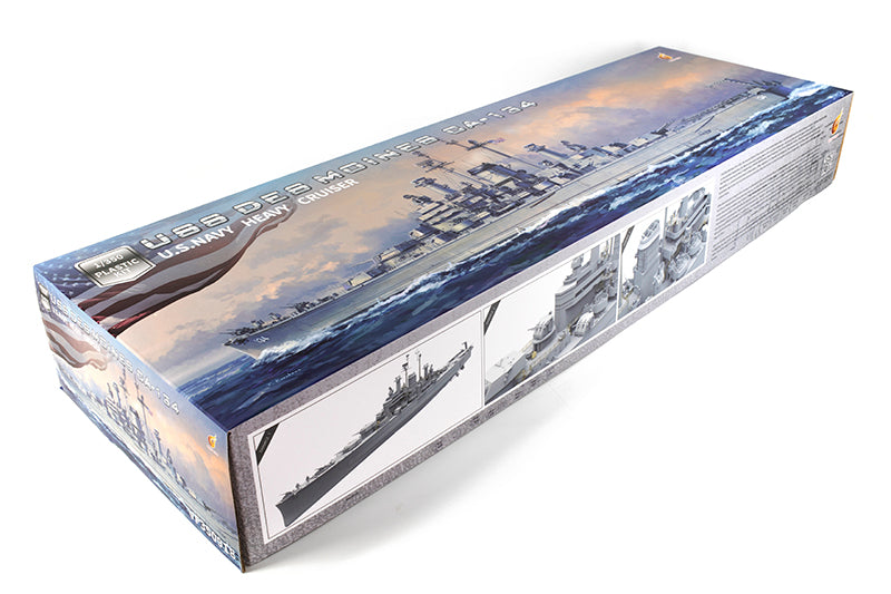 Photo of USS Des Moines CA-134 1:350 scale model kit Very Fire VF350918 heavy cruiser plastic model