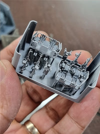 Photo of 40mm Quad Bofors Late Version 1:200 HS Model with Mk.51 Gun Director HSM-U200004S