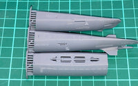 Photo of U-boot U-2540 resin model submarine kit in 1/700, 1/400, 1/350, and 1/200 scale with detailed hull and conning tower
