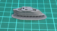 Photo of U-boot U-2540 resin model submarine kit in 1/700, 1/400, 1/350, and 1/200 scale with detailed hull and conning tower