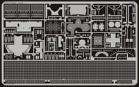 Photo of Eduard 53004 photo etched parts set for Tamiya Tirpitz 1/350 scale