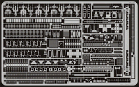 Photo of Eduard 53004 photo etched parts set for Tamiya Tirpitz 1/350 scale