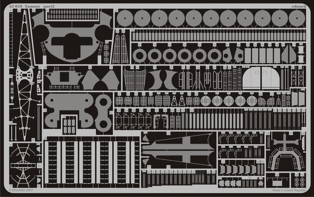Photo of Eduard 53019 photo etched detail set for Tamiya Yamato 1/350