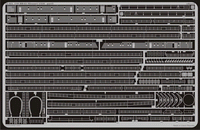 Photo of Eduard 53021 USS Missouri BB-63 photo-etched detail set for Tamiya 1:350 scale battleship model kit