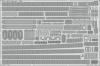 Photo of Eduard 53279 Tirpitz Photo-Etched Details Part 1 for Trumpeter 1:350 Battleship Model Kit