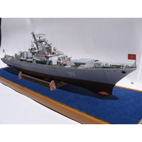 Photo of the Deyatelnyy Project 1135 guard ship 1:200 scale card model kit by Orel Publishing