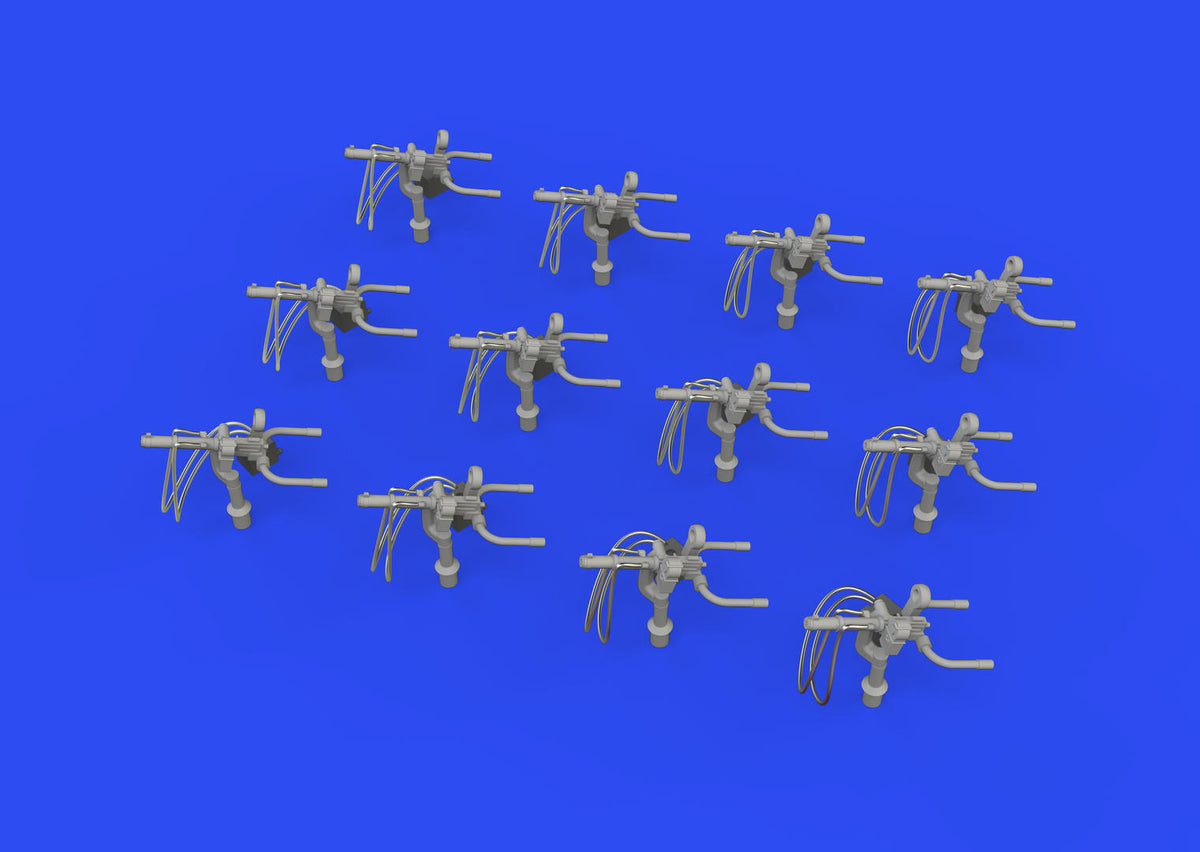 Photo of Eduard 653002 Brassin M2 Browning water cooled AA guns 1/350 scale 3D printed parts
