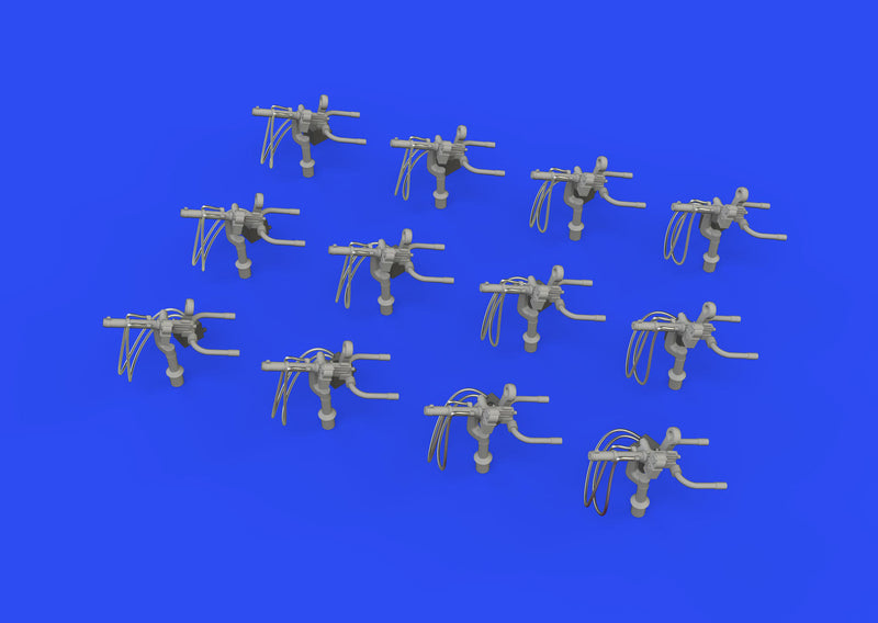 Photo of Eduard 653002 Brassin M2 Browning water cooled AA guns 1/350 scale 3D printed parts