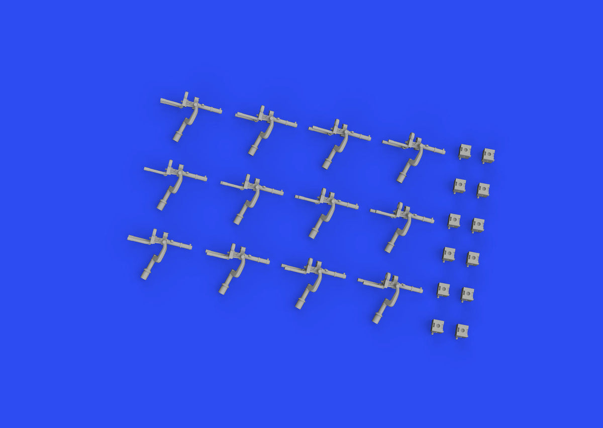 Photo of Eduard 653002 Brassin M2 Browning water cooled AA guns 1/350 scale 3D printed parts