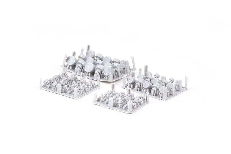 Photo of Eduard 653018 IJN air ventilators 1/350 scale 3D printed set