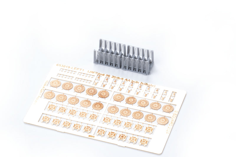 Photo of Eduard 653019 IJN Type 96 25mm single AA gun set 1/350 Brassin 3D printed parts