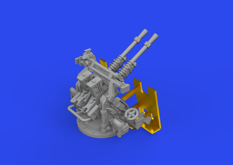 Photo of Eduard 653020 IJN Type 96 25mm AA Gun Twin Mounts 1/350 scale Brassin set