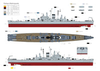 Photo of USS Salem CA-139 1:700 scale model kit Very Fire VF700908 heavy cruiser plastic model