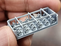 Photo of USN Oerlikon 20mm Cannon Type A resin set 1:700 scale by HS Model with 24 detailed AA guns