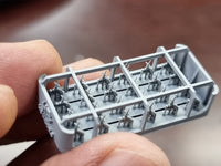 Photo of HMS Oerlikon 20mm Single Cannon Set 1:700 HS Model HSM-E700003S resin parts with ammo lockers