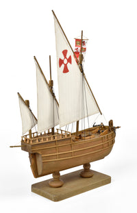 Photo of the Amati Nina Caravel First Step wooden model ship in 1:135 scale