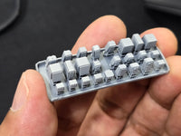 Photo of Ammunition & Weapon Stowage Set 1:200 HS Model HSM-U200071S resin upgrade parts