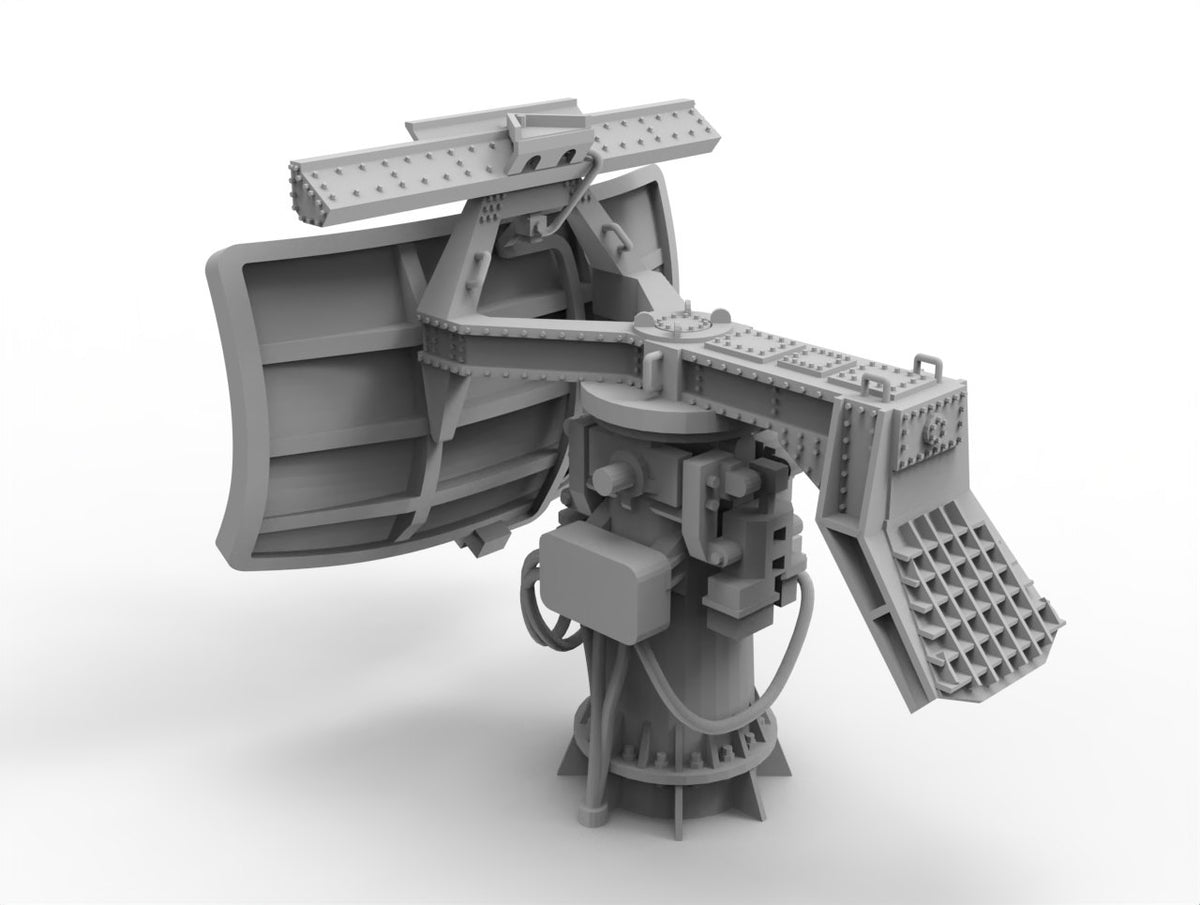 Photo of AN/APN-43 Air Traffic Control Radar 1/350 scale resin model set from HS Model HSM-U350074S