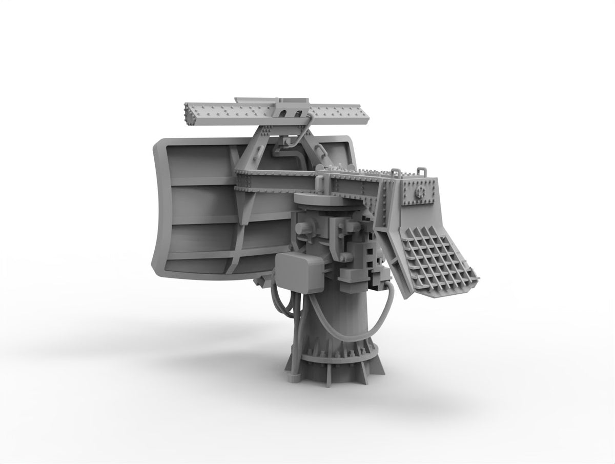 Photo of AN/APN-43 Air Traffic Control Radar 1/350 scale resin model set from HS Model HSM-U350074S