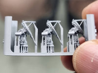 Photo of AN/SPG-51 Illumination Radar 1/350 scale resin set from HS Model HSM-U350071S showing 3D printed details