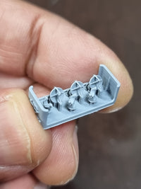 Photo of US Navy Fire Control Radar AN/SPG-62 1:700 scale 3D printed resin set from HS Model HSM-U700006S