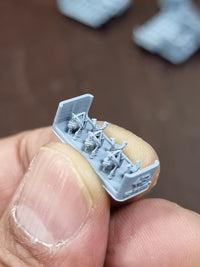 Photo of US Navy Fire Control Radar AN/SPG-62 1:700 scale 3D printed resin set from HS Model HSM-U700006S