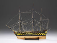Photo of the Amati HMS Vanguard 1:72 wooden model kit (B1300,04) – British Royal Navy 74-gun ship from the Battle of the Nile