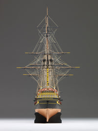 Photo of the Amati HMS Vanguard 1:72 wooden model kit (B1300,04) – British Royal Navy 74-gun ship from the Battle of the Nile