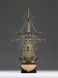 Photo of the Amati HMS Vanguard 1:72 wooden model kit (B1300,04) – British Royal Navy 74-gun ship from the Battle of the Nile