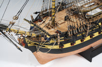 Photo of the Amati HMS Vanguard 1:72 wooden model kit (B1300,04) – British Royal Navy 74-gun ship from the Battle of the Nile