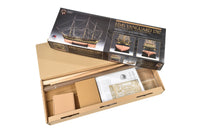 Photo of the Amati HMS Vanguard 1:72 wooden model kit (B1300,04) – British Royal Navy 74-gun ship from the Battle of the Nile