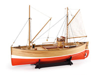 Photo of Amati Fifie B1300,09 Scottish fishing vessel wooden model kit at 1:32 scale