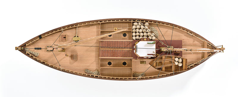 Photo of Amati Fifie B1300,09 Scottish fishing vessel wooden model kit at 1:32 scale